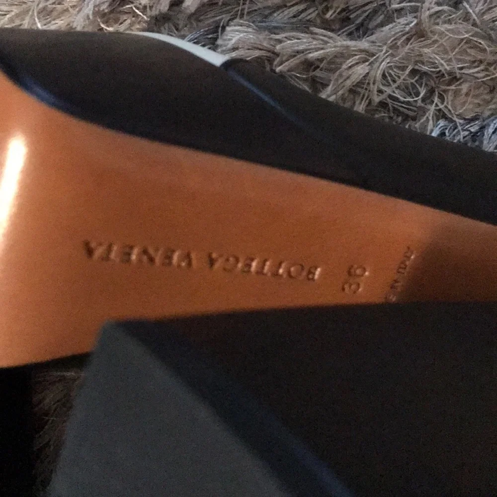 Bottega Veneta Black/White Platform High Heels, Size 36